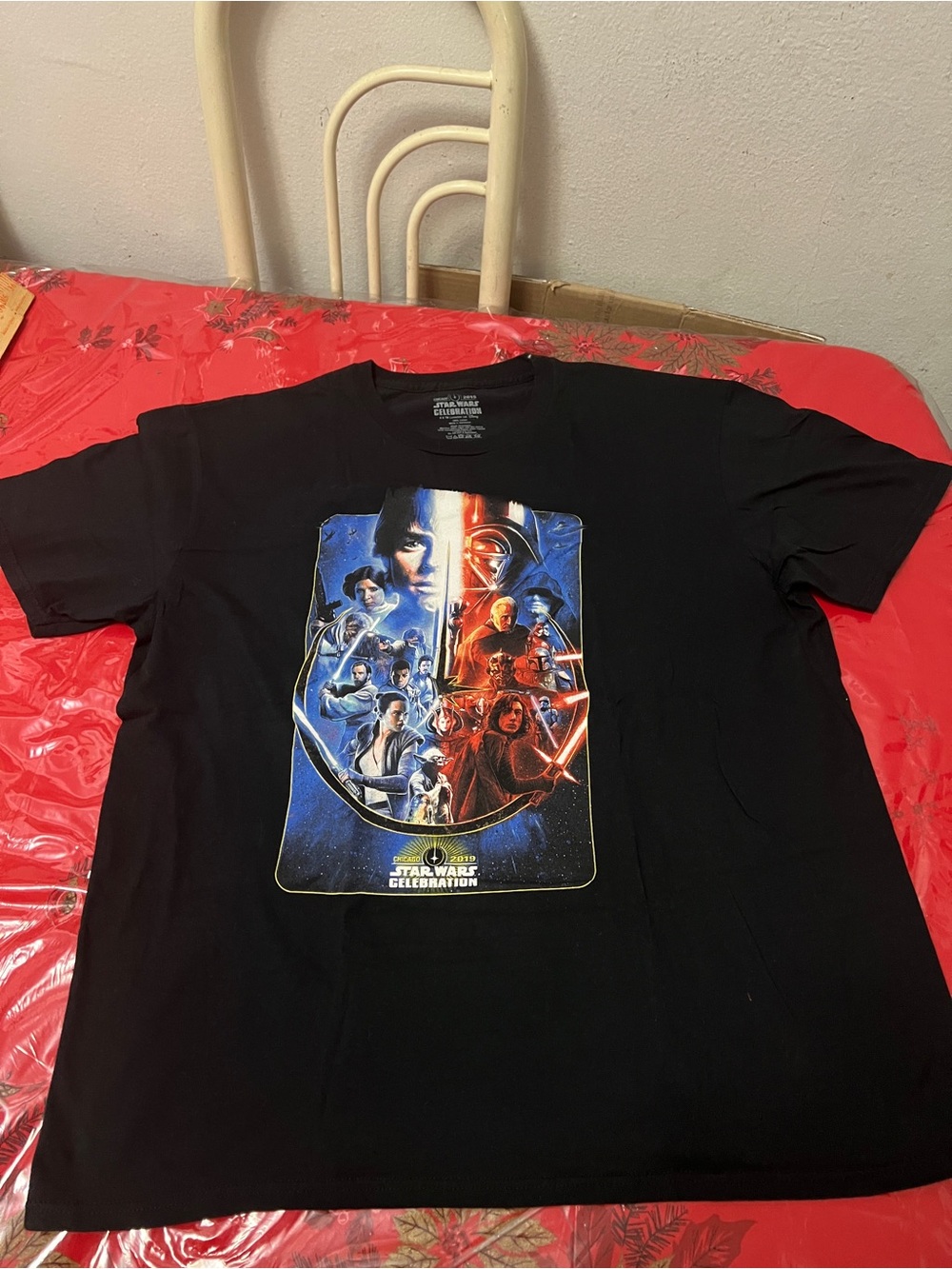 Star Wars Celebration Tshirt 2019 Chicago Event tee Mens Sz XL